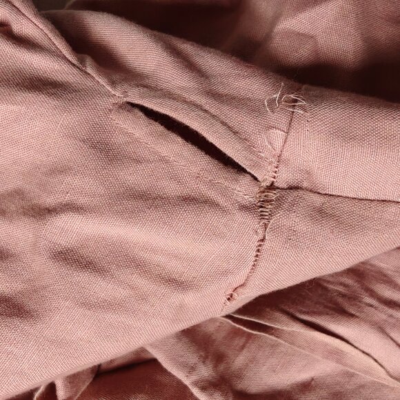 Rujuta Sheth Venus Wrap Jumper in dusty pink, size small - Picture 5 of 6